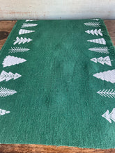 Load image into Gallery viewer, Green Hessian Table Runner