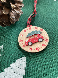Wooden Car Deco