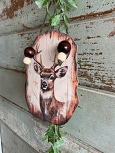 Load image into Gallery viewer, Wood Deer Sign