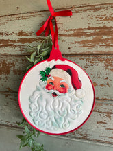 Load image into Gallery viewer, Round Santa Sign RAZ
