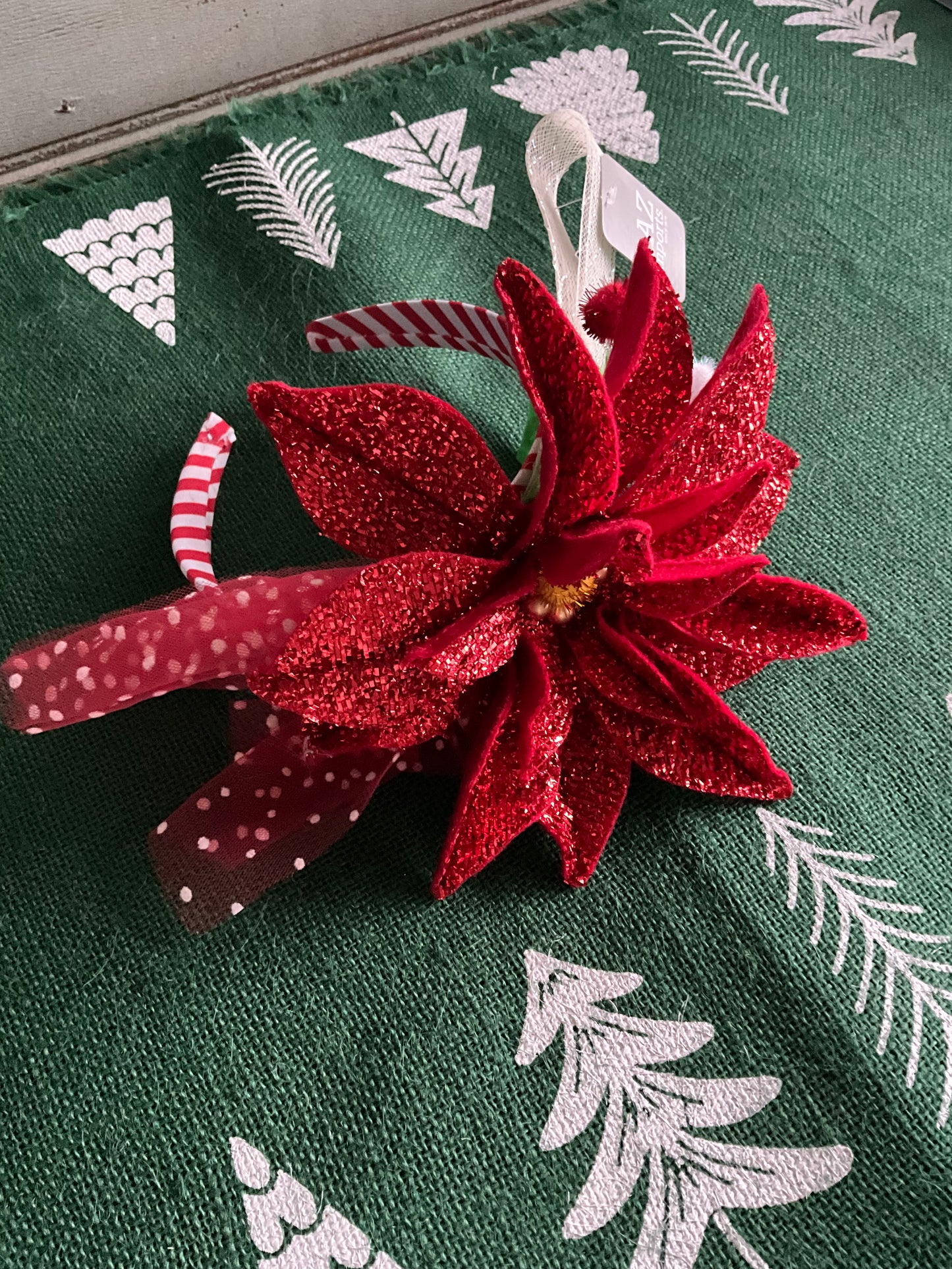 Poinsettia Headband RAZ