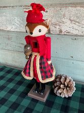 Load image into Gallery viewer, Red Squirrel Nutcracker