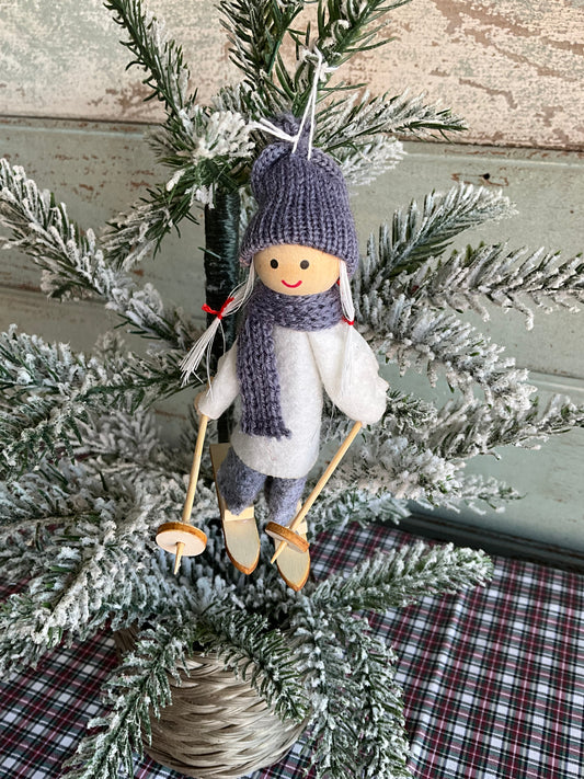 Nordic Skiing Girl
