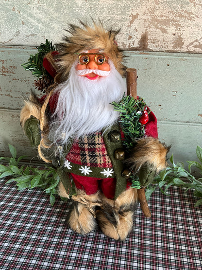 Wintery Country Santa