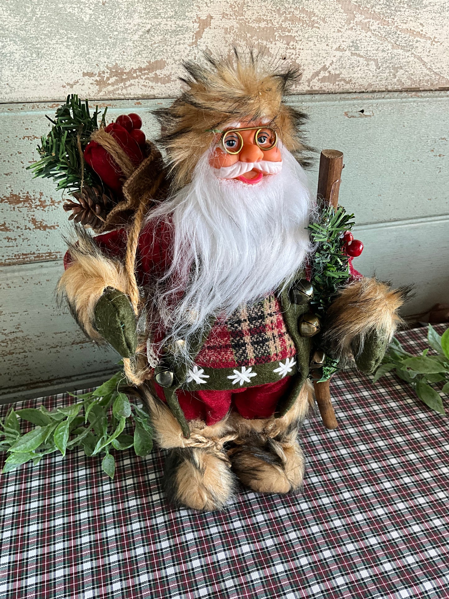 Wintery Country Santa