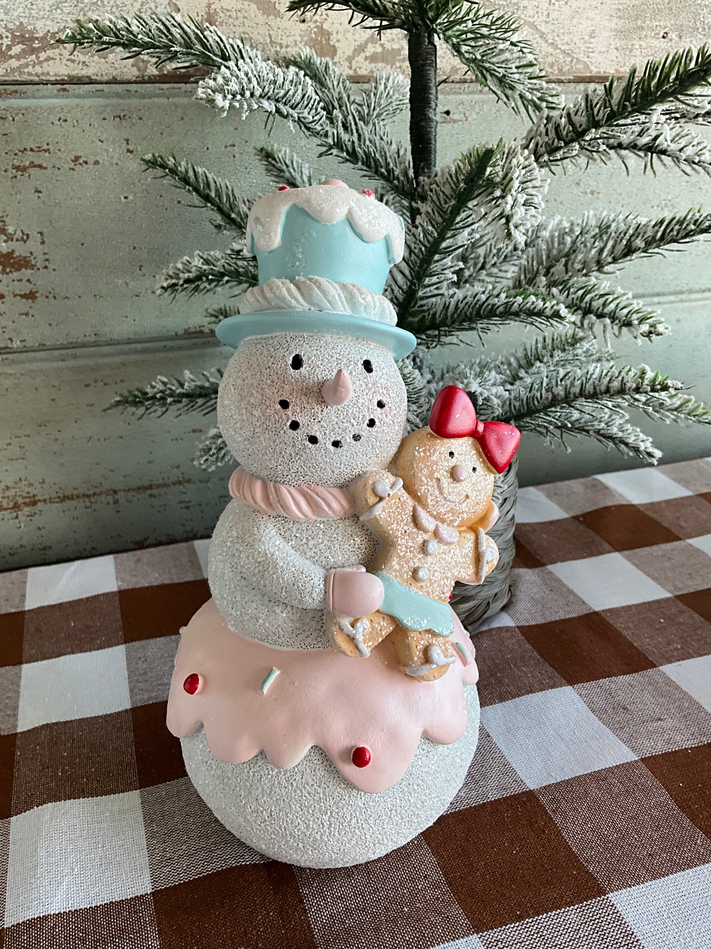 Snowman With Gingerbread