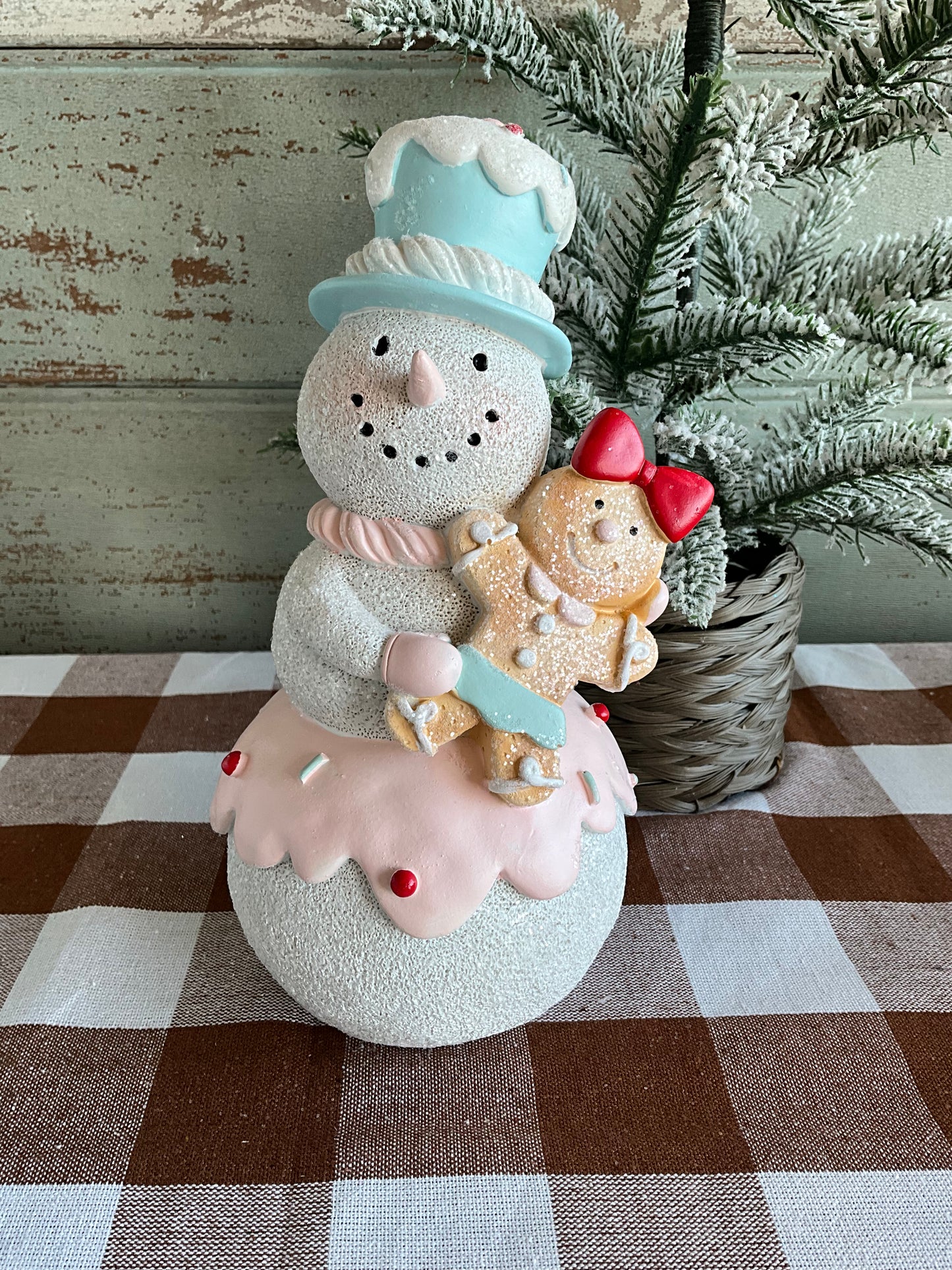 Snowman With Gingerbread