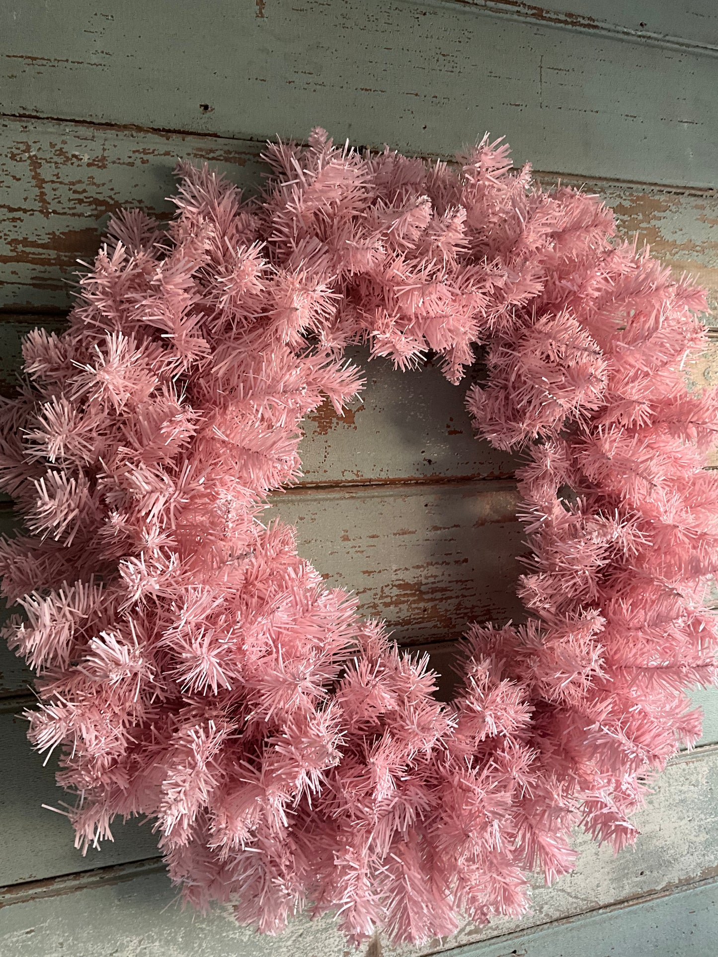 Pink Pine Wreath