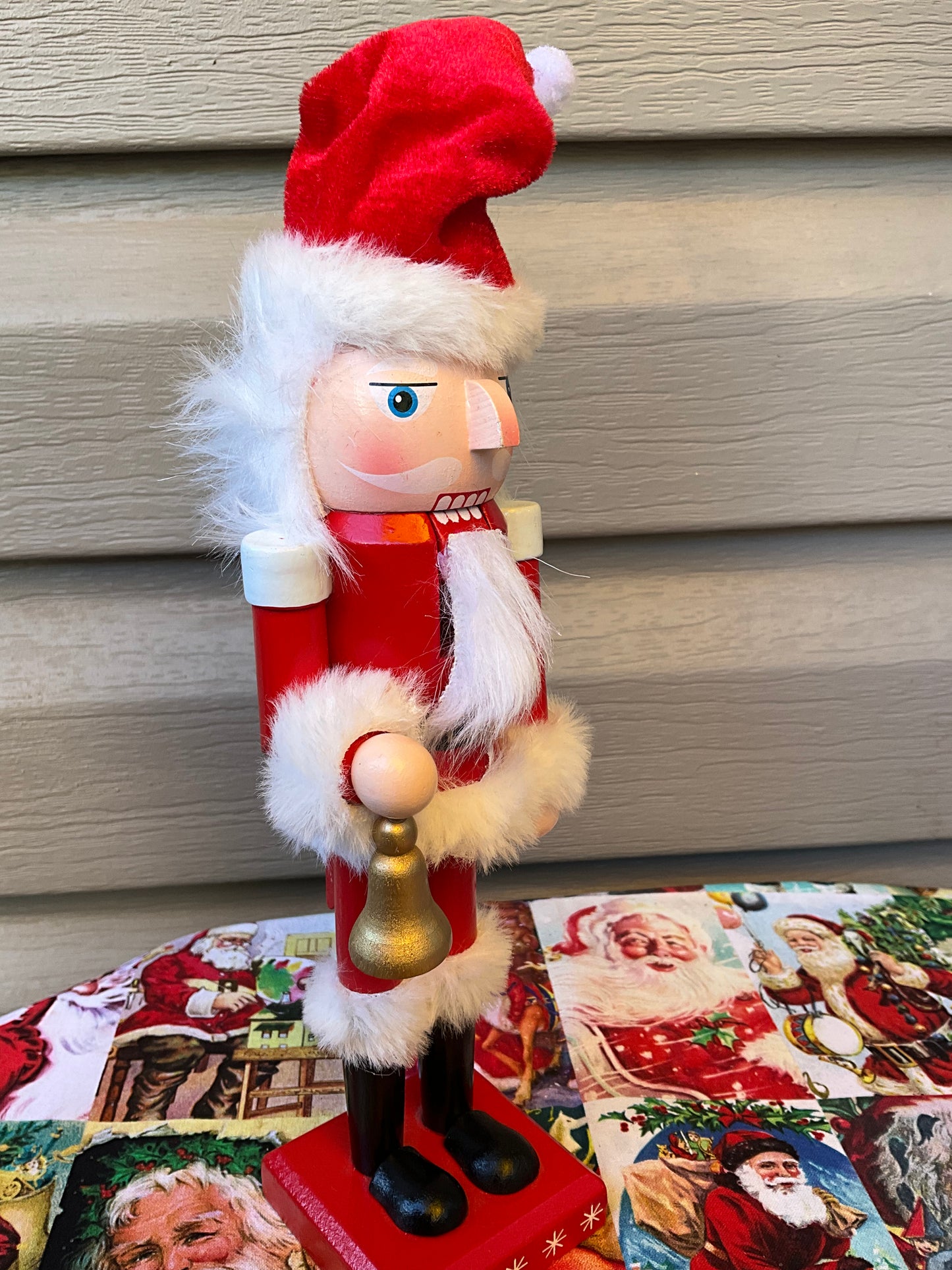 Small Red White Nutcracker