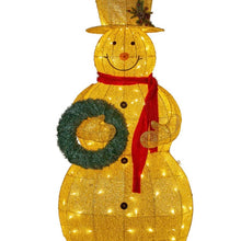 Load image into Gallery viewer, Gold Snowman LED