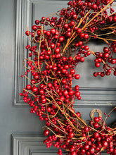 Load image into Gallery viewer, Robina Red Berry Wreath