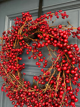 Load image into Gallery viewer, Robina Red Berry Wreath