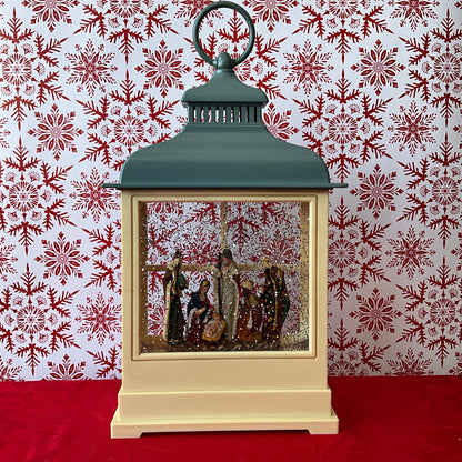 Glitter Lantern Nativity