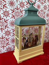 Load image into Gallery viewer, Nativity Glitter Lantern LED