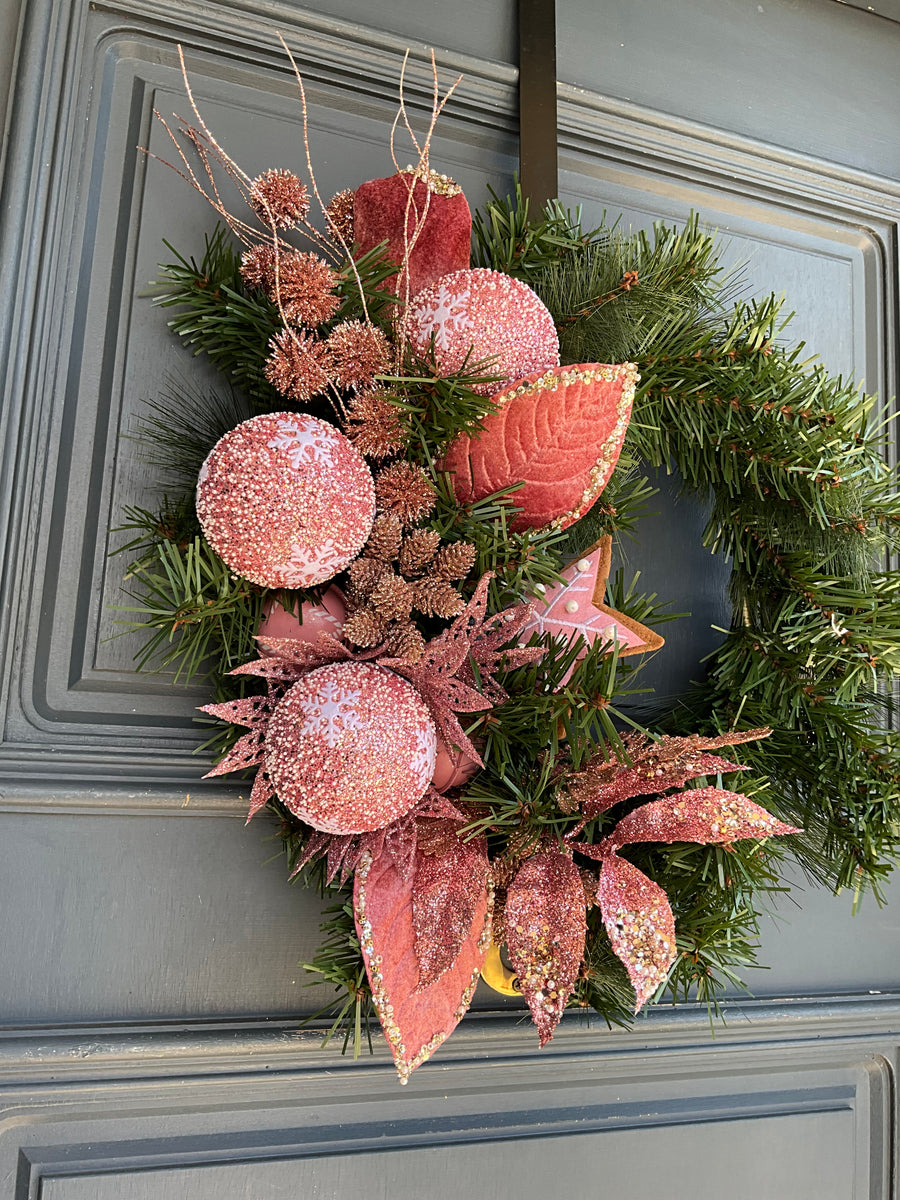 Pink Christmas Wreath – The Christmas Wreath Company