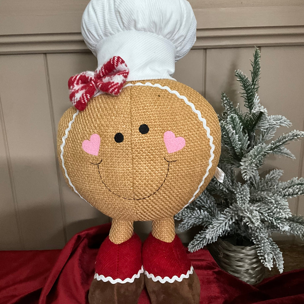 Round Face Gingerbread Chef