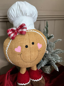 Round Face Gingerbread Chef