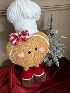 Round Face Gingerbread Chef