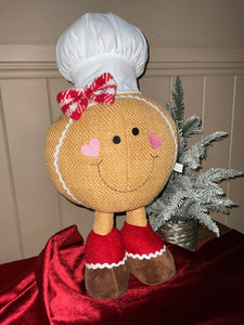 Round Face Gingerbread Chef