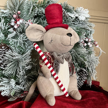 Load image into Gallery viewer, Red Top Hat Mouse Plush