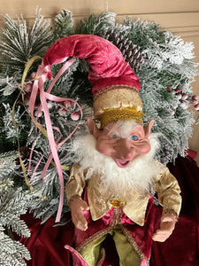 Antique Pink Gold Elf