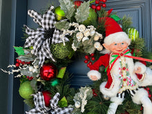 Load image into Gallery viewer, Elf Christmas Wreath