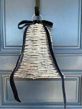 Load image into Gallery viewer, Grey Wicker Bell Large