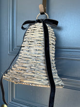 Load image into Gallery viewer, Grey Wicker Bell Large