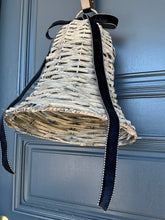 Load image into Gallery viewer, Grey Wicker Bell Large