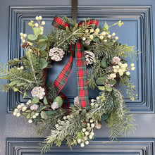 Load image into Gallery viewer, Frosted Berry Pinecone Wreath