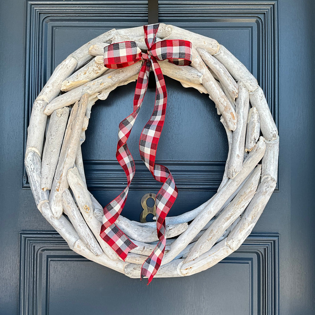 White Driftwood Wreath