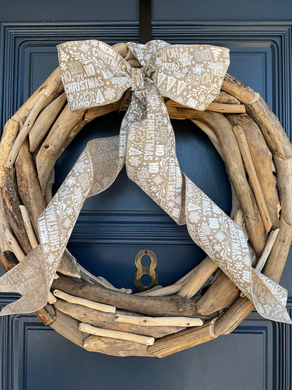 Natural Driftwood Wreath Lge