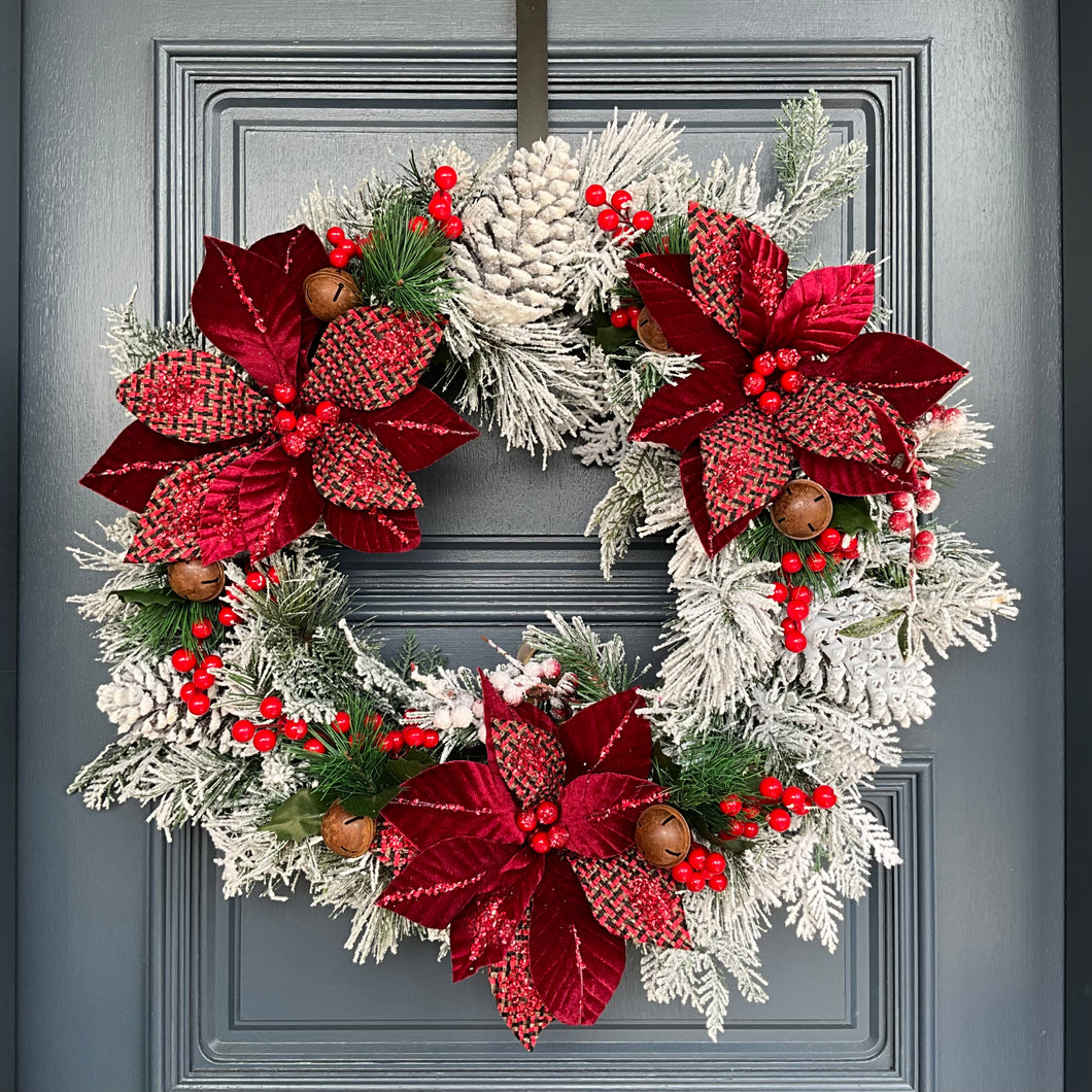 Frosted Wreath LED