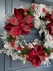 Frosted Wreath LED