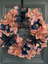 Load image into Gallery viewer, Pink Blue Wreath LED