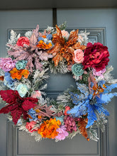 Load image into Gallery viewer, Floral Christmas Wreath LED