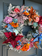 Load image into Gallery viewer, Floral Christmas Wreath LED