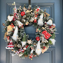 Load image into Gallery viewer, Nordic Christmas Wreath