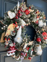 Load image into Gallery viewer, Nordic Christmas Wreath