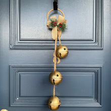 Load image into Gallery viewer, Gold Jingle Bell Hanger