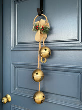 Load image into Gallery viewer, Gold Jingle Bell Hanger