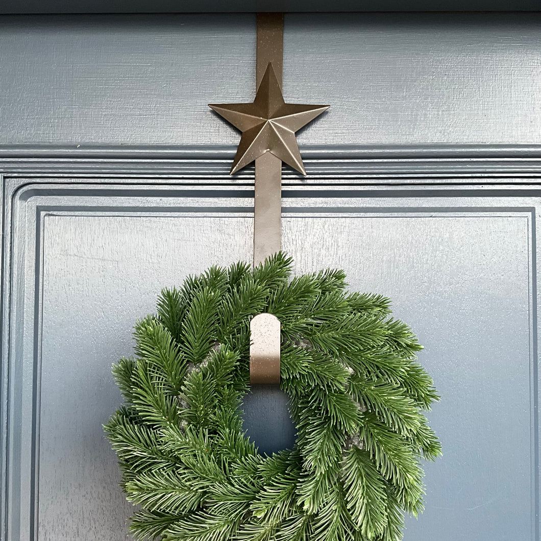 Star Black Brown Wreath Hanger