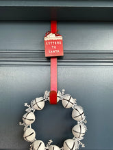 Load image into Gallery viewer, Letters to Santa Wreath Hanger Red