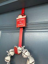 Load image into Gallery viewer, Letters to Santa Wreath Hanger Red