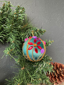 Floral Peacock Colour Decoration