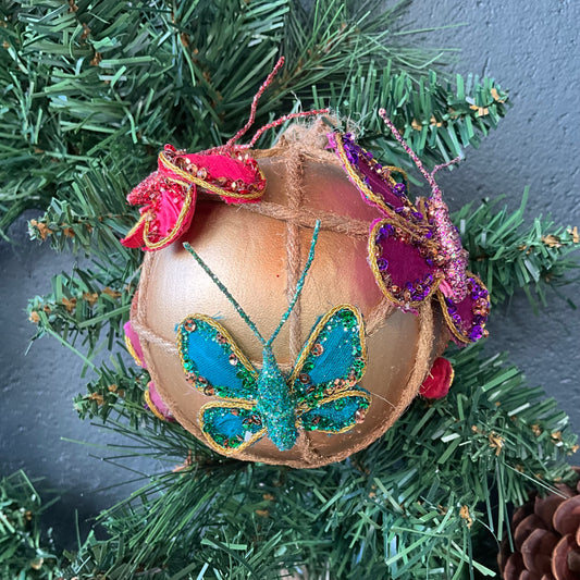 Gold Butterfly Decoration