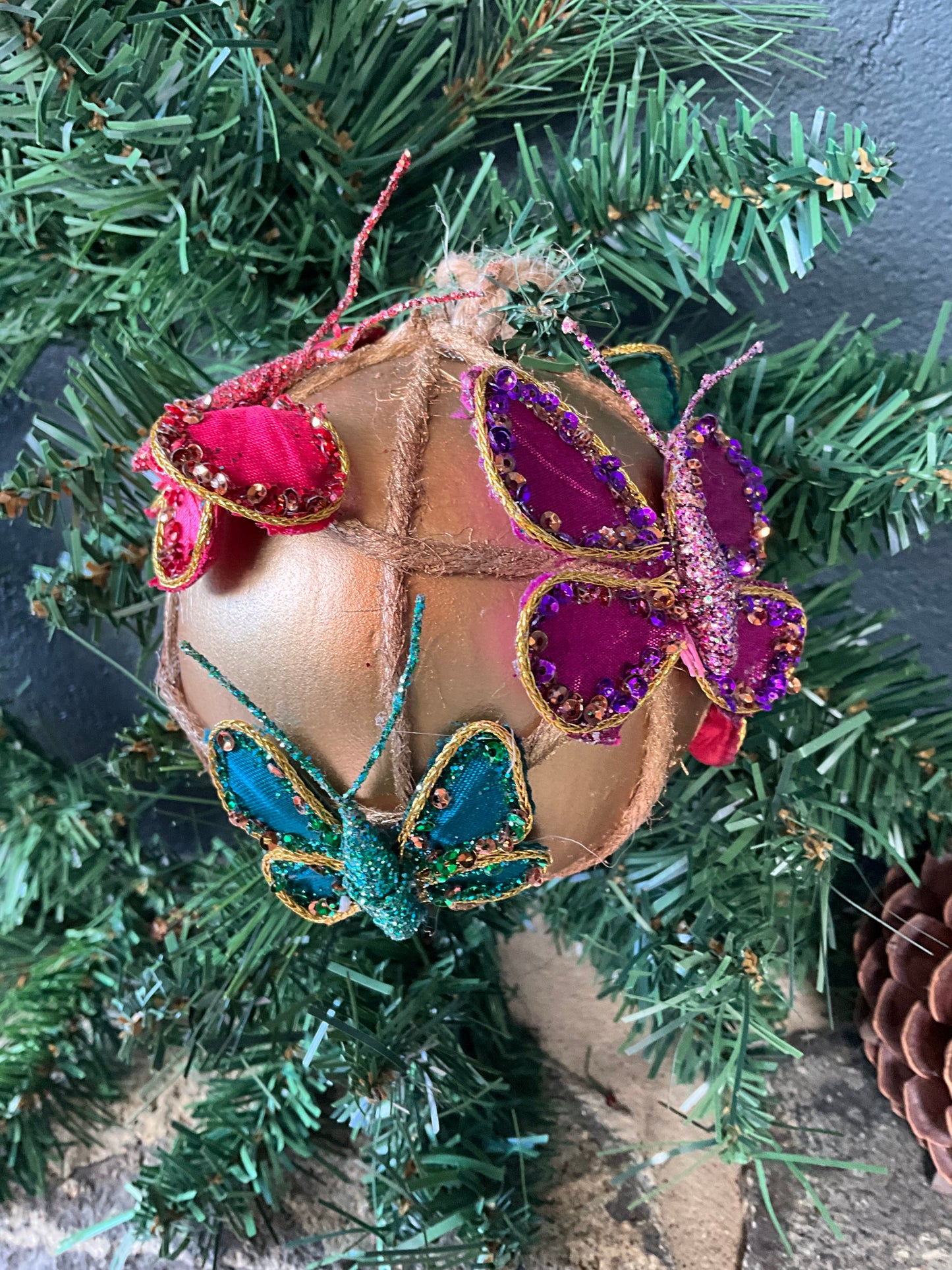 Gold Butterfly Decoration