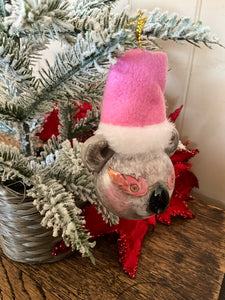 Pink Hat Koala Decoration