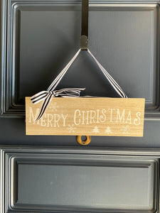 Wooden Christmas Sign