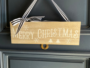 Wooden Christmas Sign